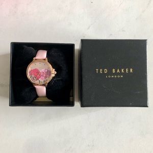 NWOT TED BAKER Floral Rose Gold Watch